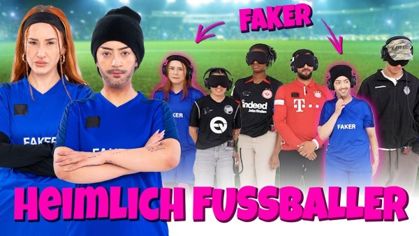 4 vs. 2 😱 Parshad & Joyyy heimlich getarnt als Fußballerinnen!